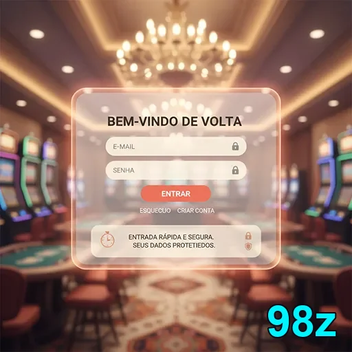 Ilustração de Explore o Aplicativo Cassino 98z com Acesso Rápido